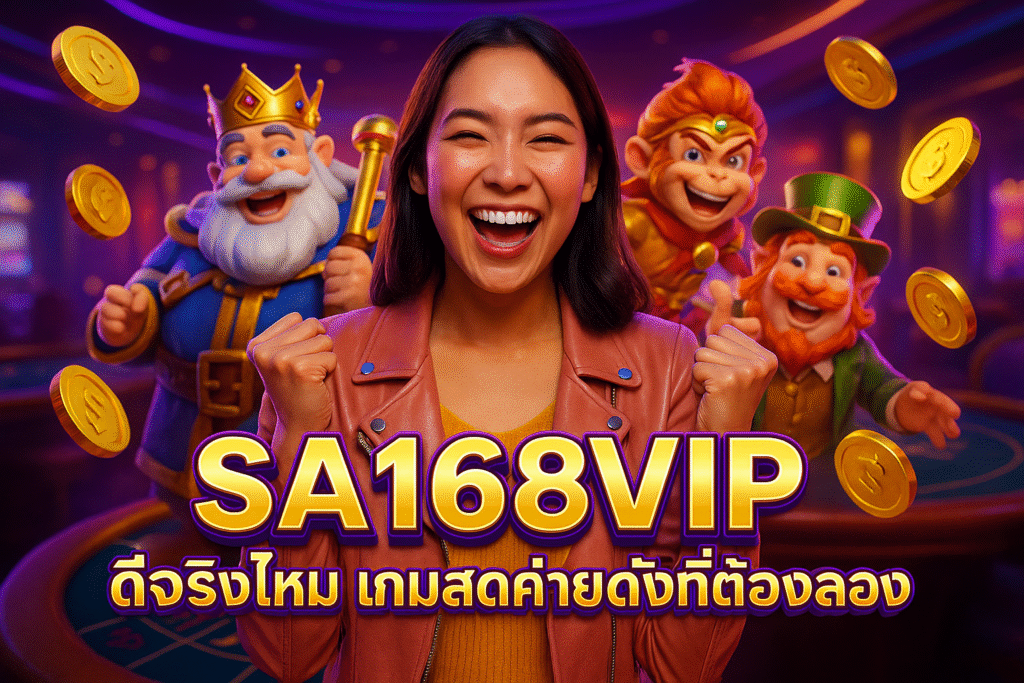 SA168VIP ดีจริงไหม เกมสดค่ายดังที่ต้องลอง