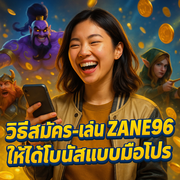 วิธีสมัคร-เล่น ZANE96 ให้ได้โบนัสแบบมือโปร