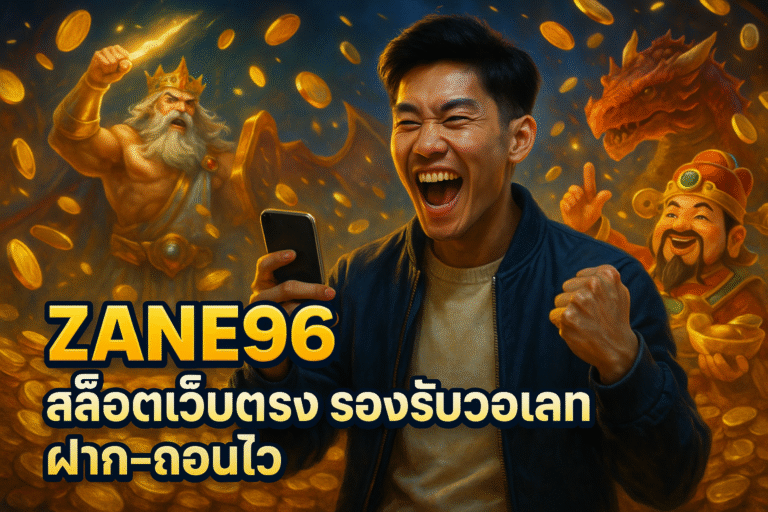 ZANE96 สล็อตเว็บตรง รองรับวอเลท ฝาก-ถอนไว