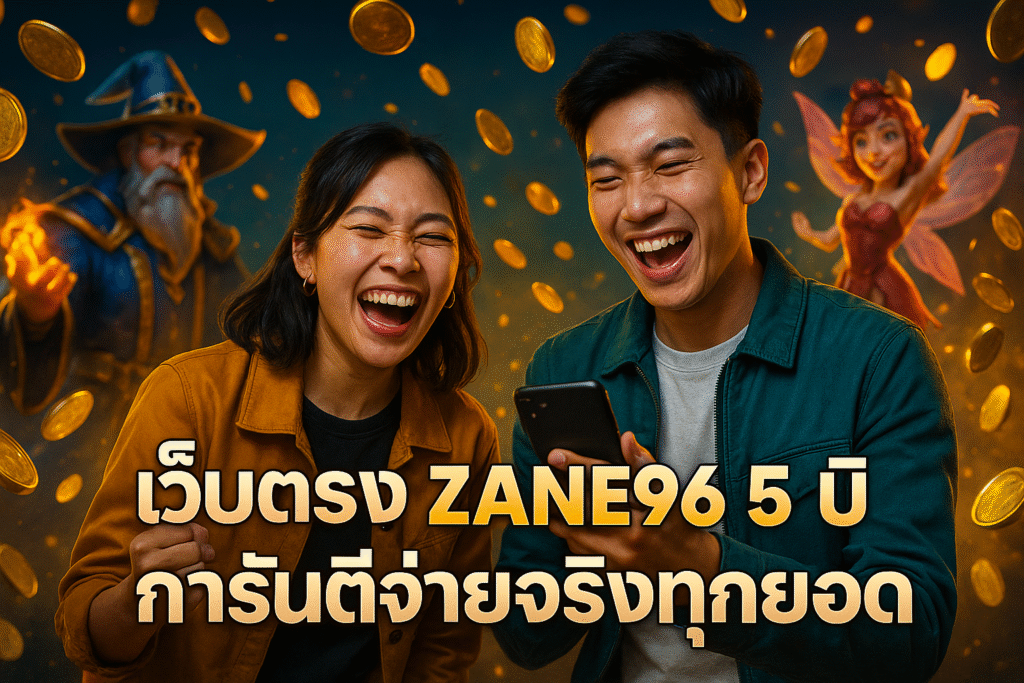 เว็บตรง ZANE96 5 ปี การันตีจ่ายจริงทุกยอด
